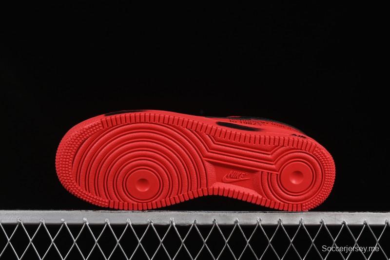 حذاء رياضي نايك اير فورس 1'07 منخفض بطيخي أحمر مائي مع وسادة هوائية كاملة الطول - FD7039-600