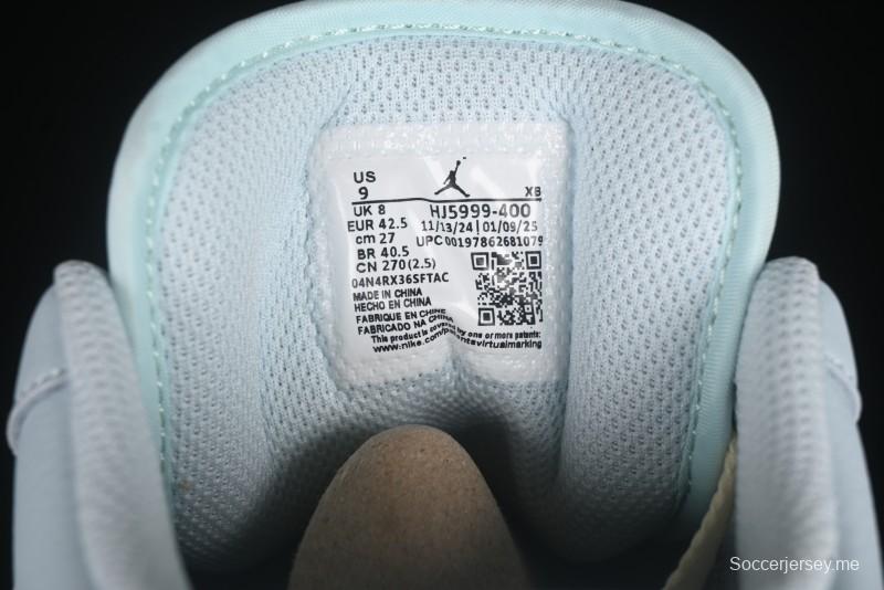 نايك اير جوردان 1 اير جوردان 1 لاو AJ1 AJ1 أزرق نعناعي منخفض الكاجوال لايف ستايل - HJ5999-400