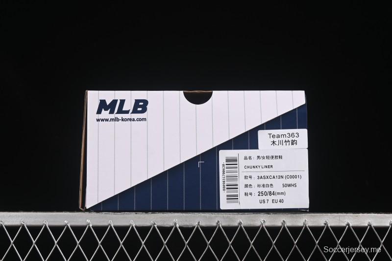 حذاء رياضي مخصص من منصة مكتنزة ذات بطانة مكتنزة من نيويورك يانكيز MLB - 3ASXXCA12N50WHS