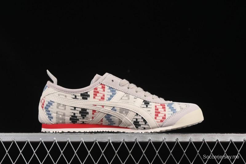 أونيتسوكا تايجر مكسيكو تايجر 66 حذاء رياضي جلدي منخفض الساق - 1183B648-100