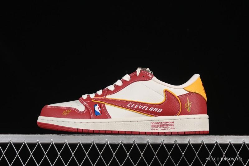 حذاء نايك ترافيس سكوت x Fragment Design x Air Jordan 1 Low OG SP SP AJ1 Collaboration AJ1 سنيكرز كاجوال من نايك - SC9207-031