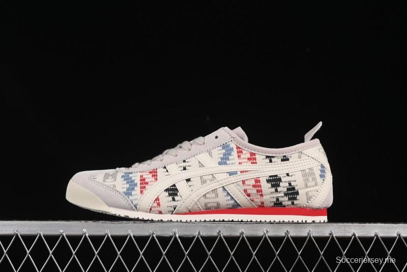 أونيتسوكا تايجر مكسيكو تايجر 66 حذاء رياضي جلدي منخفض الساق - 1183B648-100