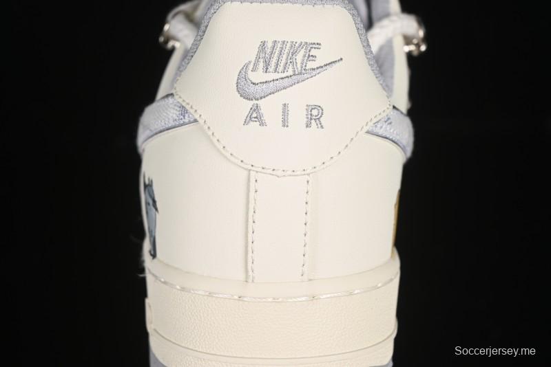 حذاء نايك اير فورس 1'07 منخفض من نايك اير فورس 1'07 x كابيبارا "فرانكشتاين" الرياضي الكاجوال - LV0506-220