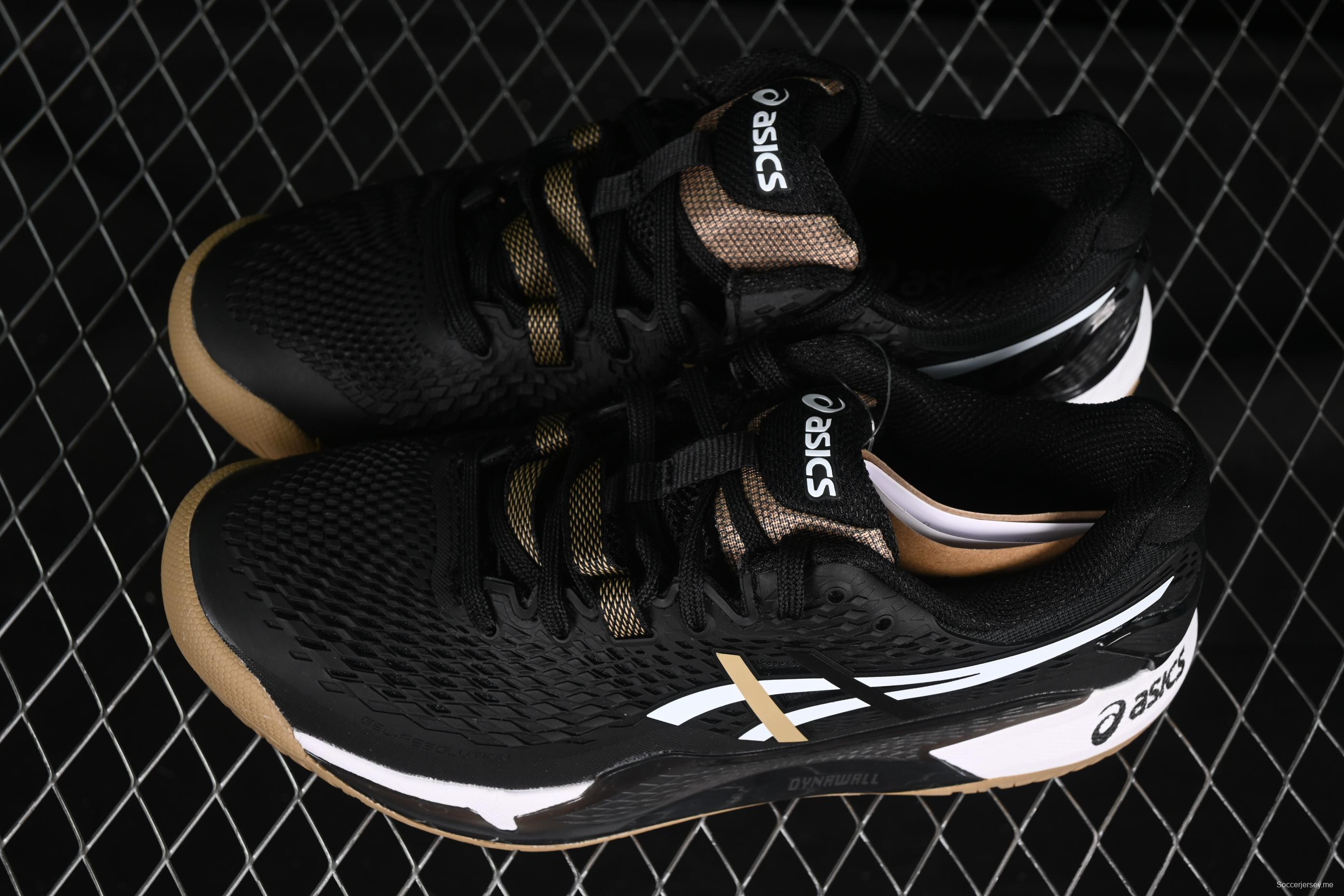 حذاء الجري جل-ريسوليوشن 9 ريترو من اسيكس جل-ريسوليوشن 9 مبطن كاجوال قابل للتنفس - 1041A453-001