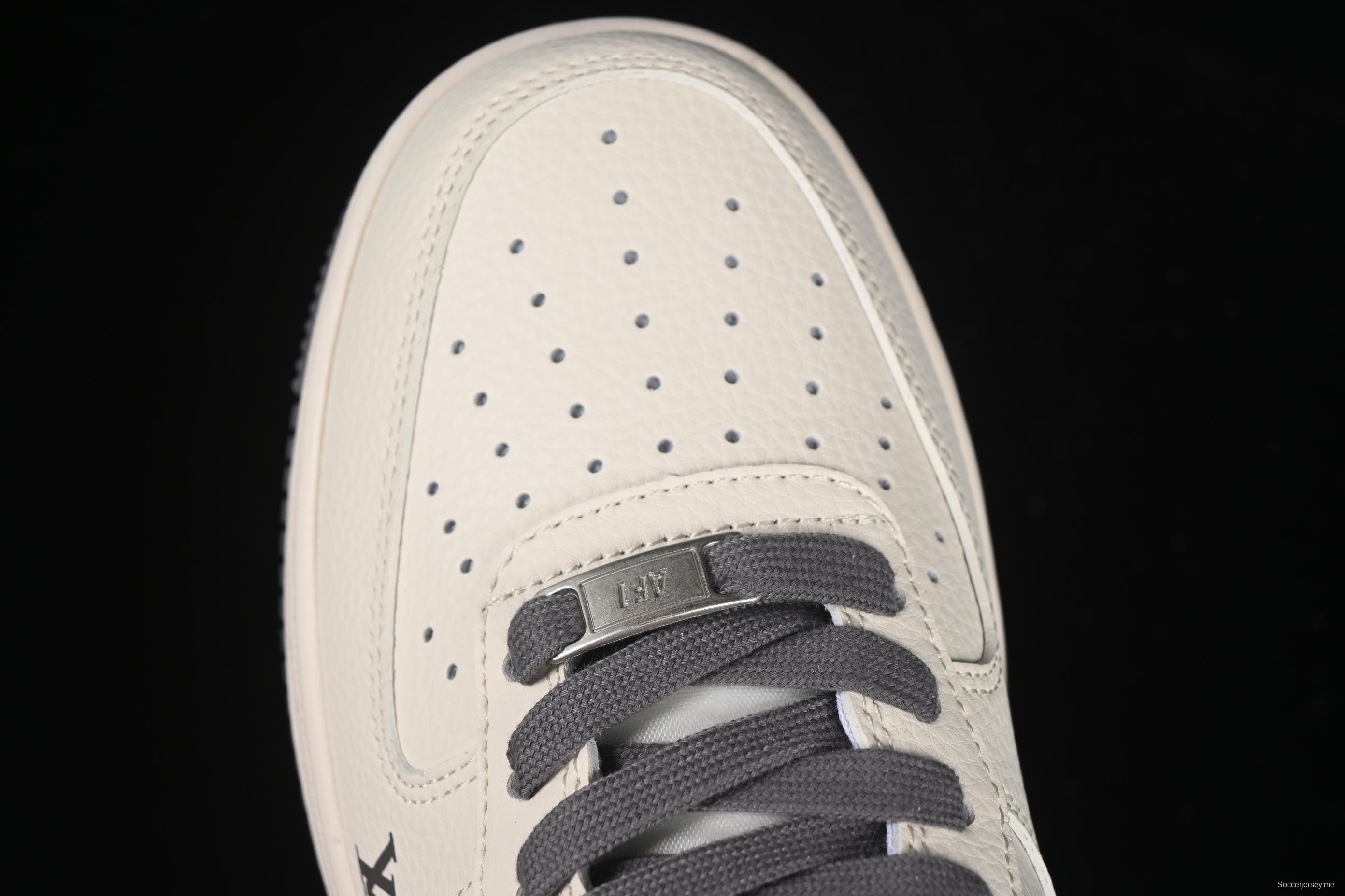 حذاء نايك اير فورس 1'07 المنخفض من نايك اير فورس 1'07 لون رمادي دنيم سووش سنيكرز كاجوال - XX3168-136