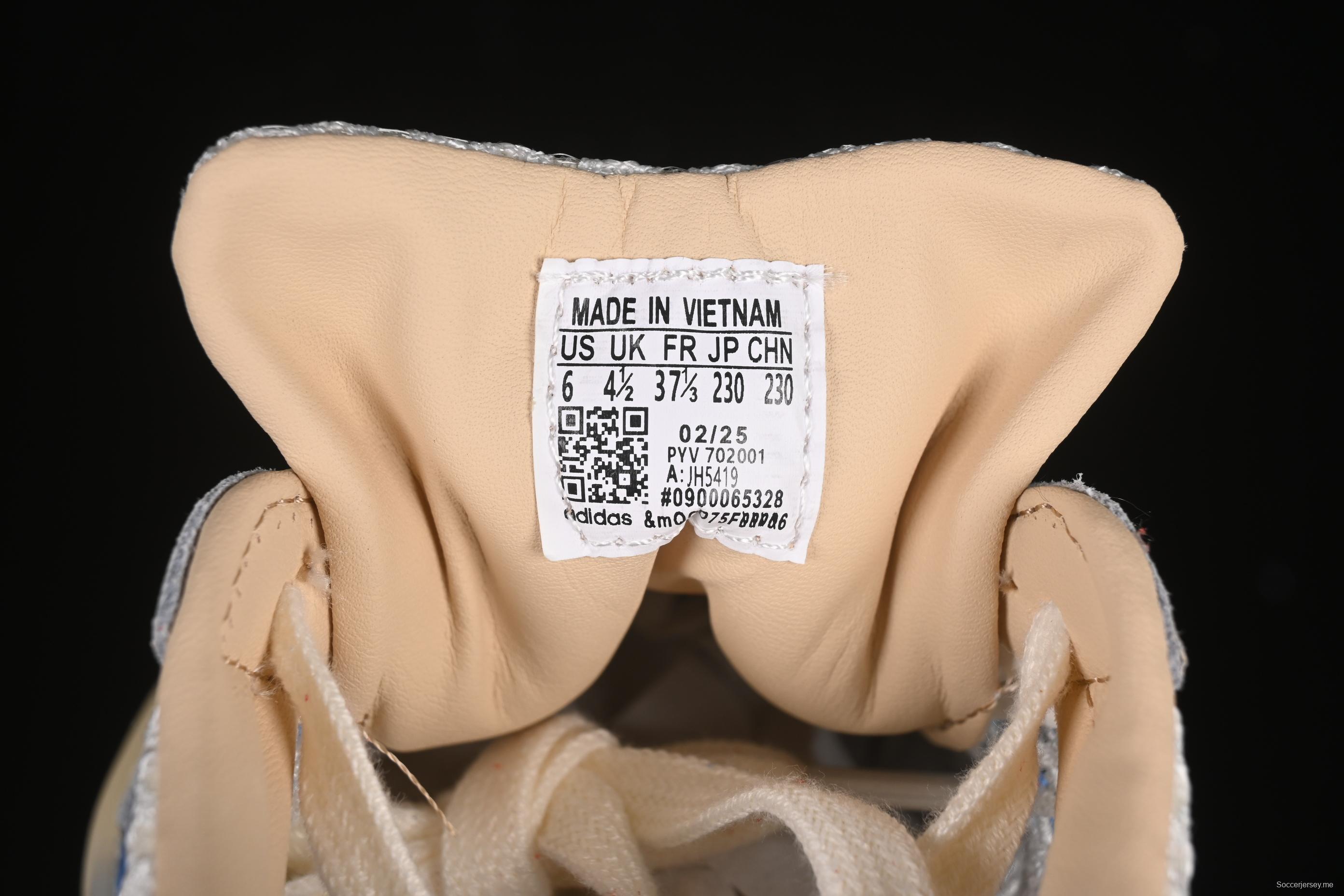 أديداس أوريجينالز جازيل من أديداس أوريجينالز حذاء رياضي داخلي كاجوال مضاد للانزلاق مقاوم للاهتراء - JH5419