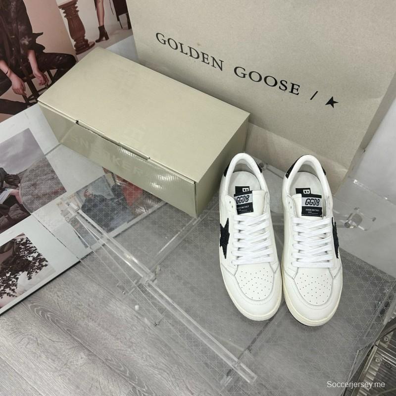 2024 Unisex GGDB White Black Leather Low Top Sneakers MJ00260