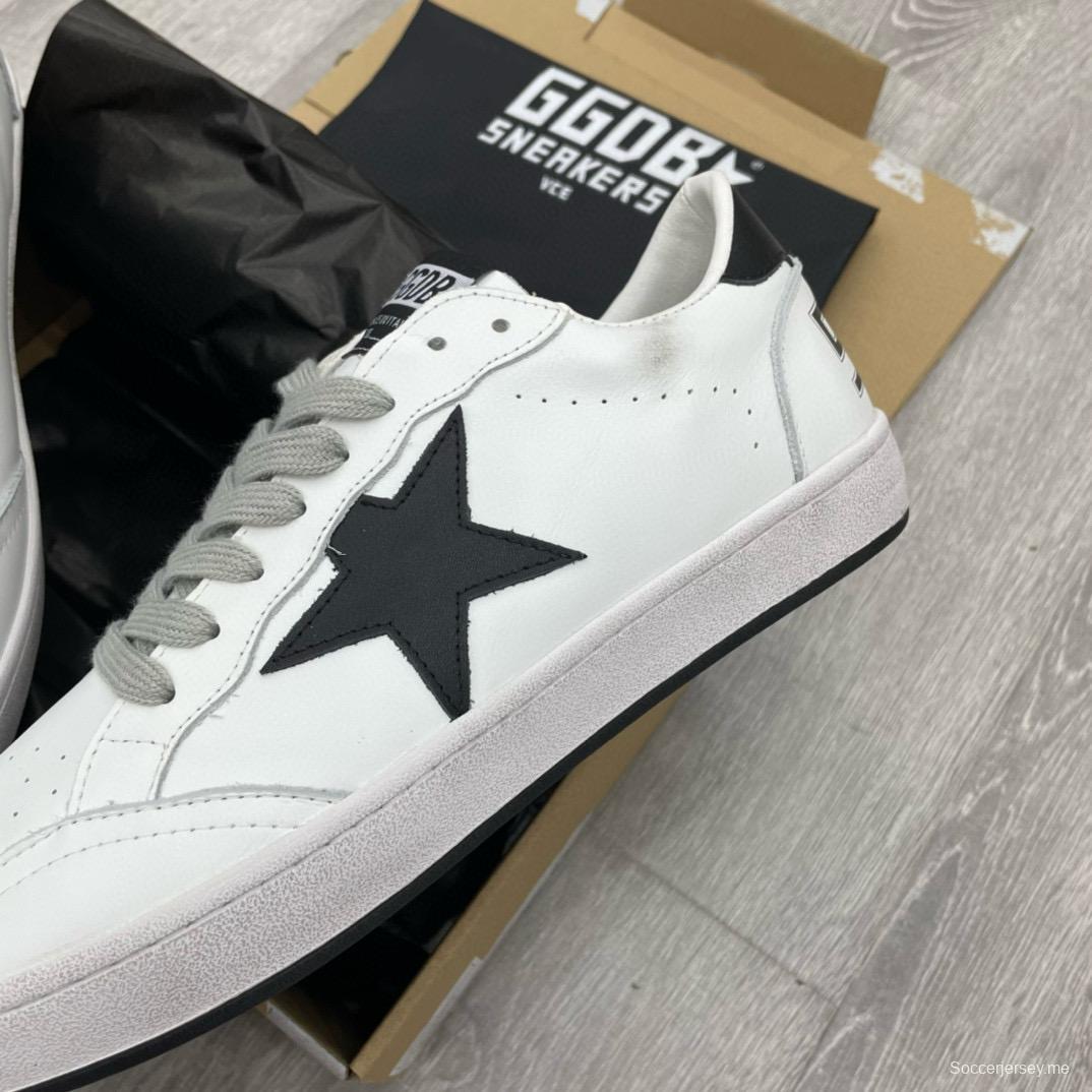 2024 Unisex GGDB White Black Leather Sneakers MJ00260