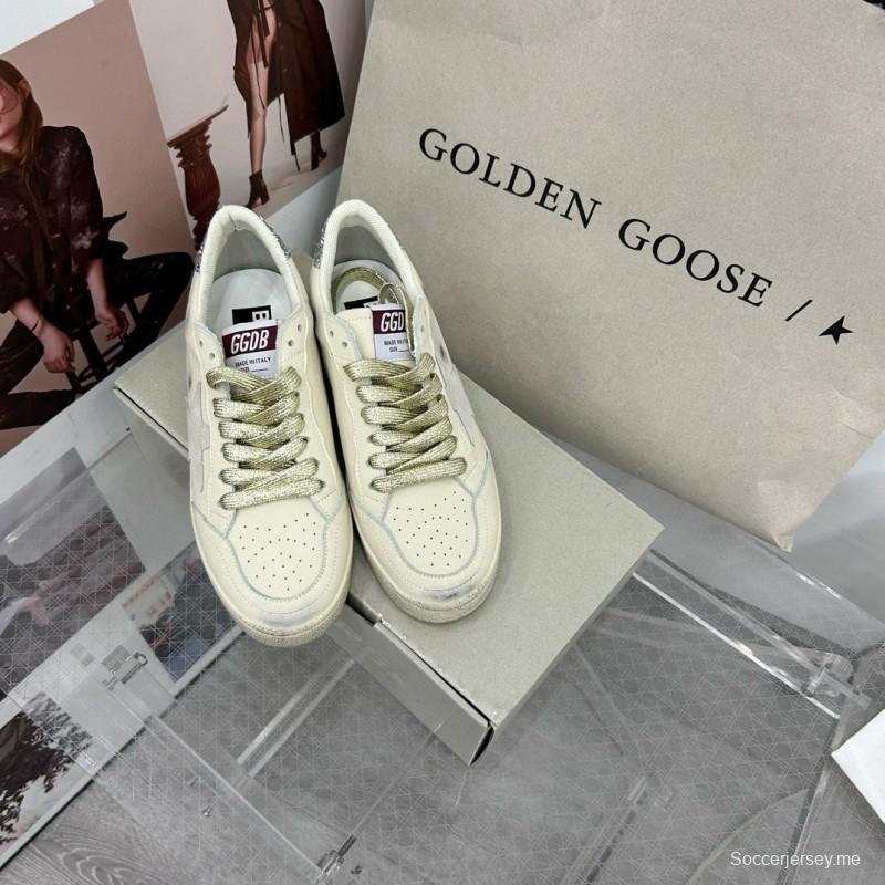 2024 Unisex GGDB White Grey Leather Suede Sneakers MJ00260