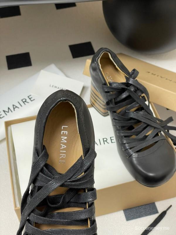 لومير 2025 مجموعة ربيع وصيف 2025 أحذية باليه مسطحة بكعب مسطح وكعب عالٍ من مجموعة لومير - KFY00310