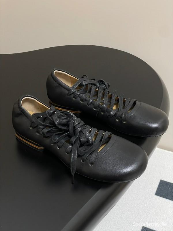 لومير 2025 لومير 2025 أحذية باليه مسطحة بكعب واحد مكتنزة ذات كعب عالٍ - KFY00310