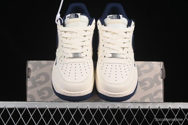 حذاء نايك اير فورس 1'07 المنخفض من نايك اير فورس 1'07 تعاون نورث فيس سنيكرز كاجوال أزرق داكن - ZH2598-318