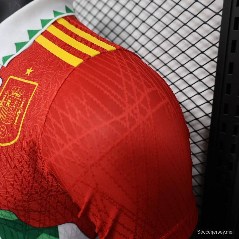 إصدار اللاعب 25/26 قميص ريال بيتيس متعدد الأقمصة أبيض مع قميص مرقع ملون مرقع