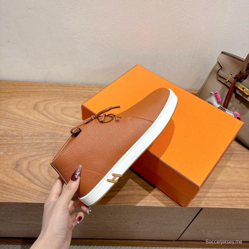 2025 Unisex H Brown Leather Classic Boots AS00380