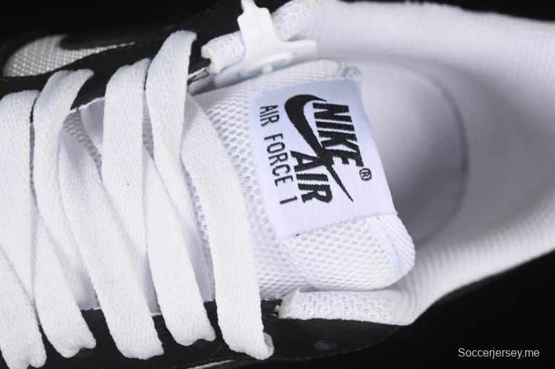 Nike Air Force 1'07 Low Custom Denim Swoosh Casual Sneakers - ZH0316-091