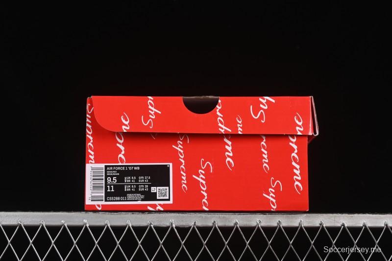 حذاء نايك اير فورس 1 '07 منخفض سوبريم سوبريم سنيكرز من نايك باللون البيج متعدد الاستخدامات - CS5288-011