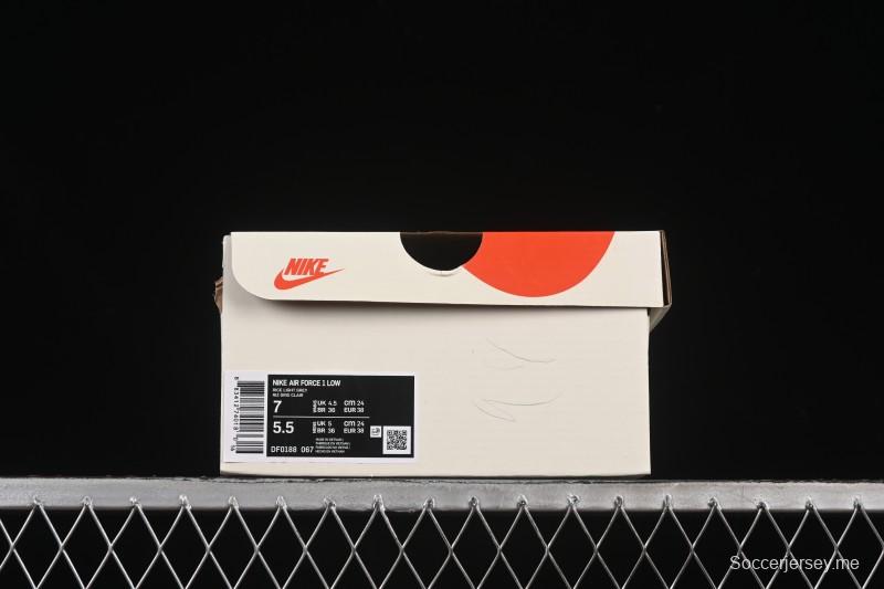 حذاء نايك اير فورس 1 '07 المنخفض من نايك اير فورس 1 '07 بالتعاون مع غوتشي حذاء رياضي كاجوال أزرق ثلجي منخفض - DF0188-067