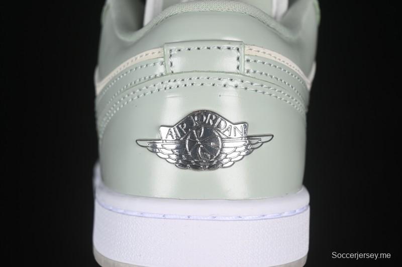 نايك اير جوردان 1 اير جوردان 1 لاو AJ1 AJ1 Amber Green Low Top Low Skate Shoes HF4078-100