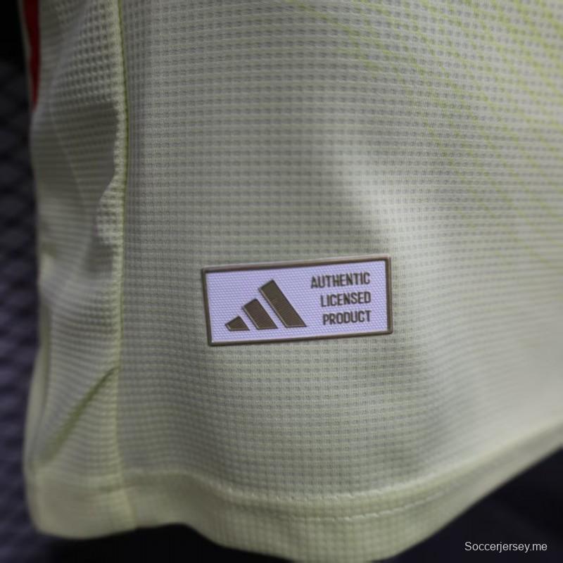 نسخة اللاعب 25/26 قميص حارس المرمى الأصفر الخاص بأرسنال 25/26