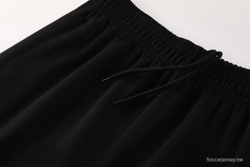 2025 سترة سوداء بسحاب كامل من نايك 2025 + بنطلون طويل