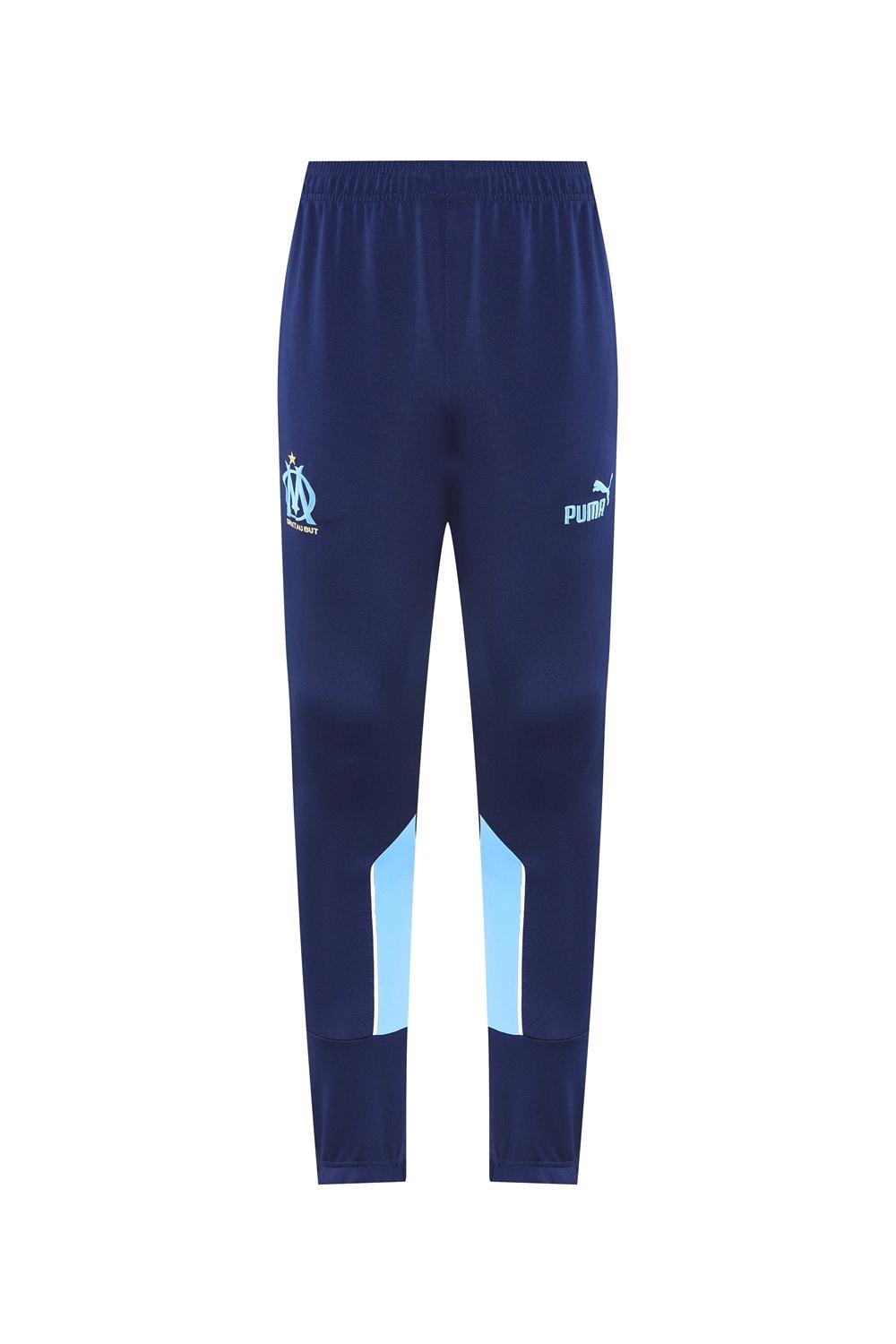 25/26 Olympique Marseille Blue/Navy Full Zipper Jacket +Long Pants