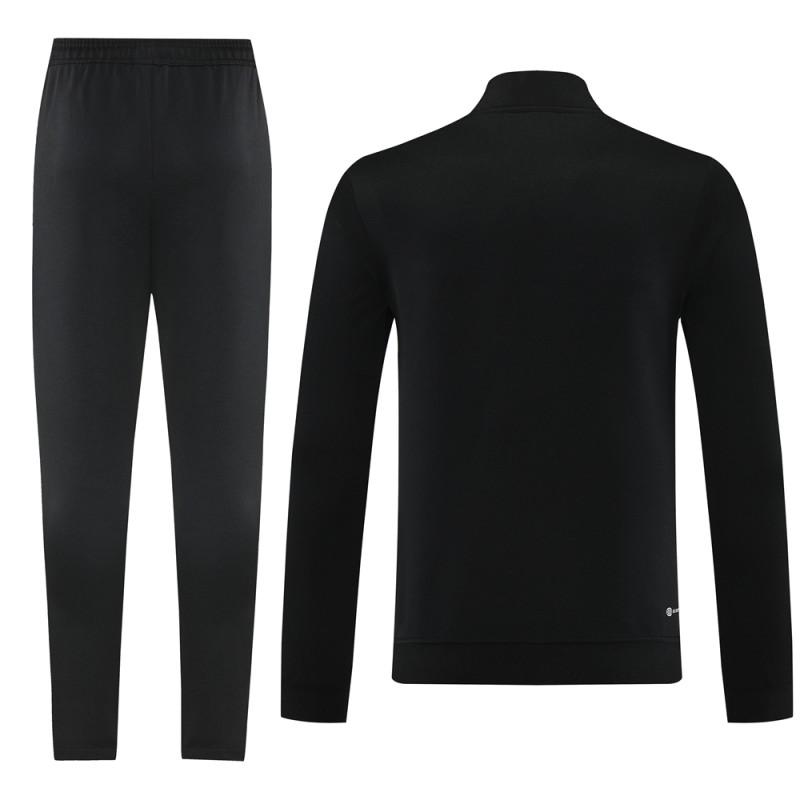 2025 Adidas Orange/Black Full Zipper Jacket +Long Pants