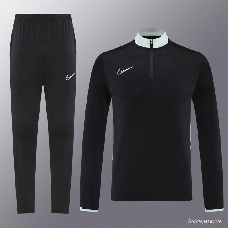 2025 Nike Black Full Hoodie Zipper Jacket +Long Pants