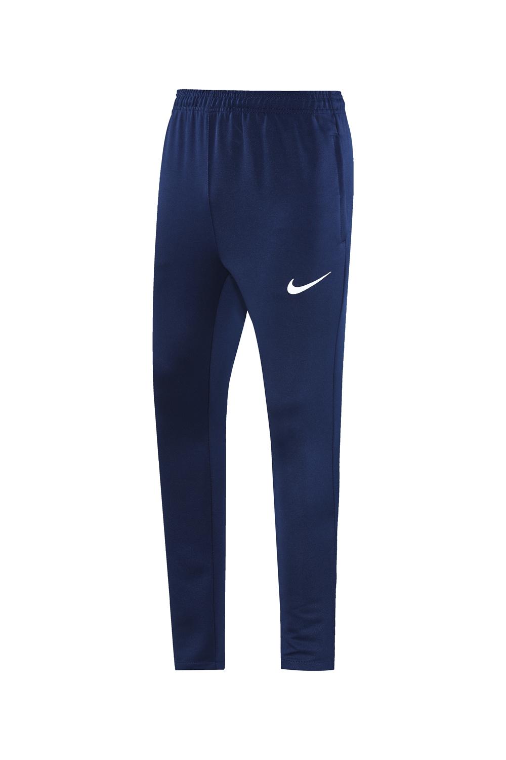 2025 Nike Blue/Black Full Hoodie Zipper Jacket +Long Pants