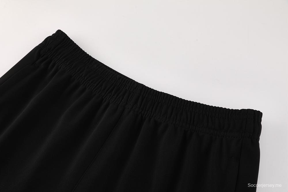 2025 نايك 2025 قميص أسود قصير الأكمام أسود + شورت قصير الأكمام