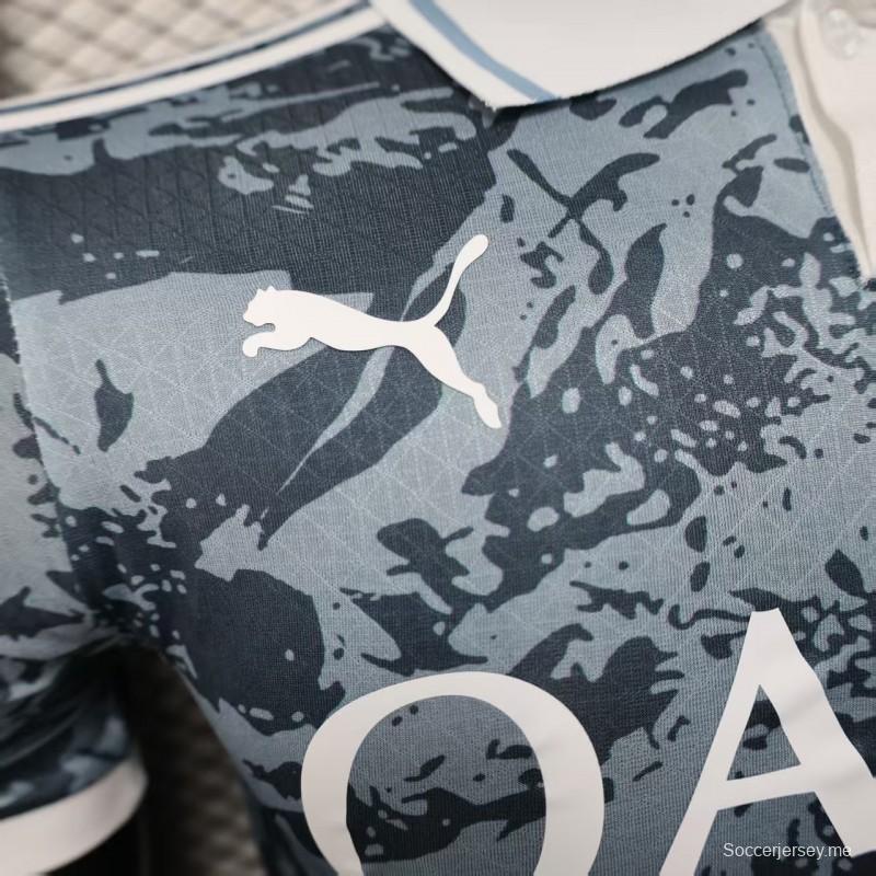 إصدار اللاعب 25/26 قميص الأهلي الرمادي بنقشة التمويه 25/26