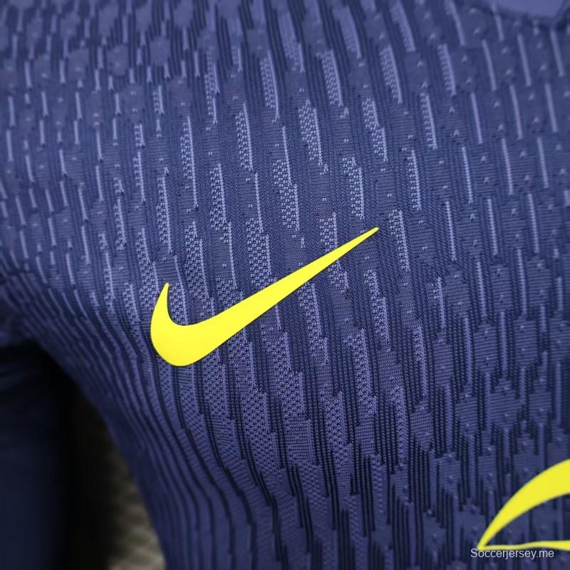 إصدار اللاعب 25/26 قميص بأكمام طويلة طويل الأكمام أزرق اللون من أتلتيكو مدريد