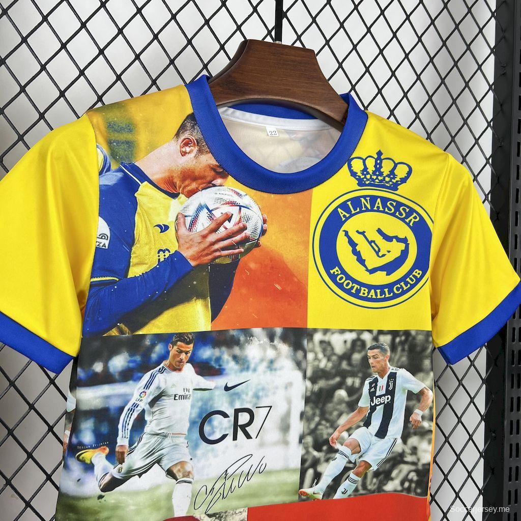 2025/26 طقم كريستيانو رونالدو أول كلوب كلوب ميكس للأطفال