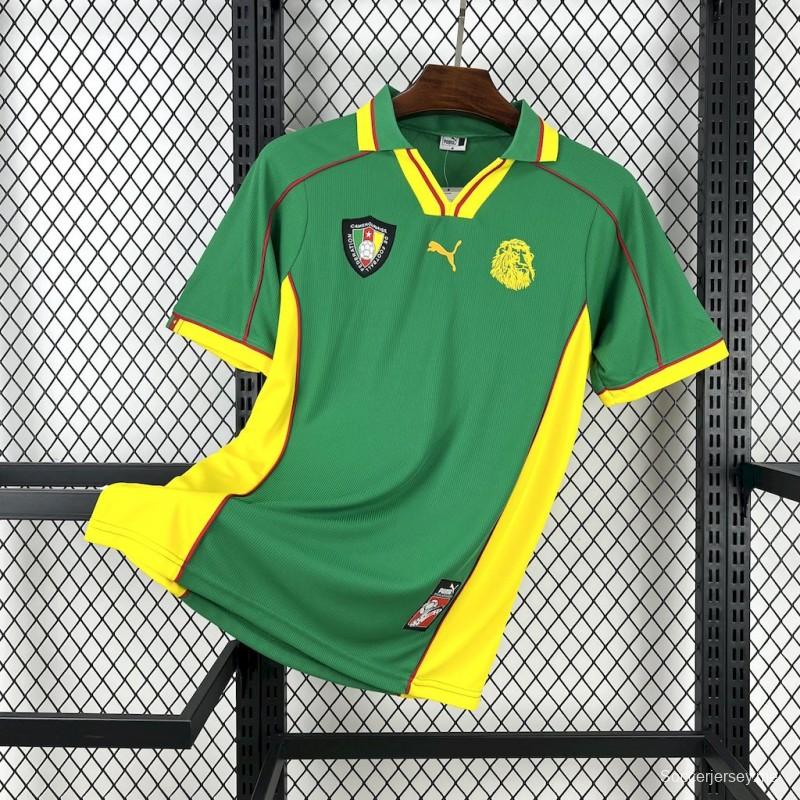1998 قميص المنتخب الكاميرون 1998 ريترو هوم جيرسي