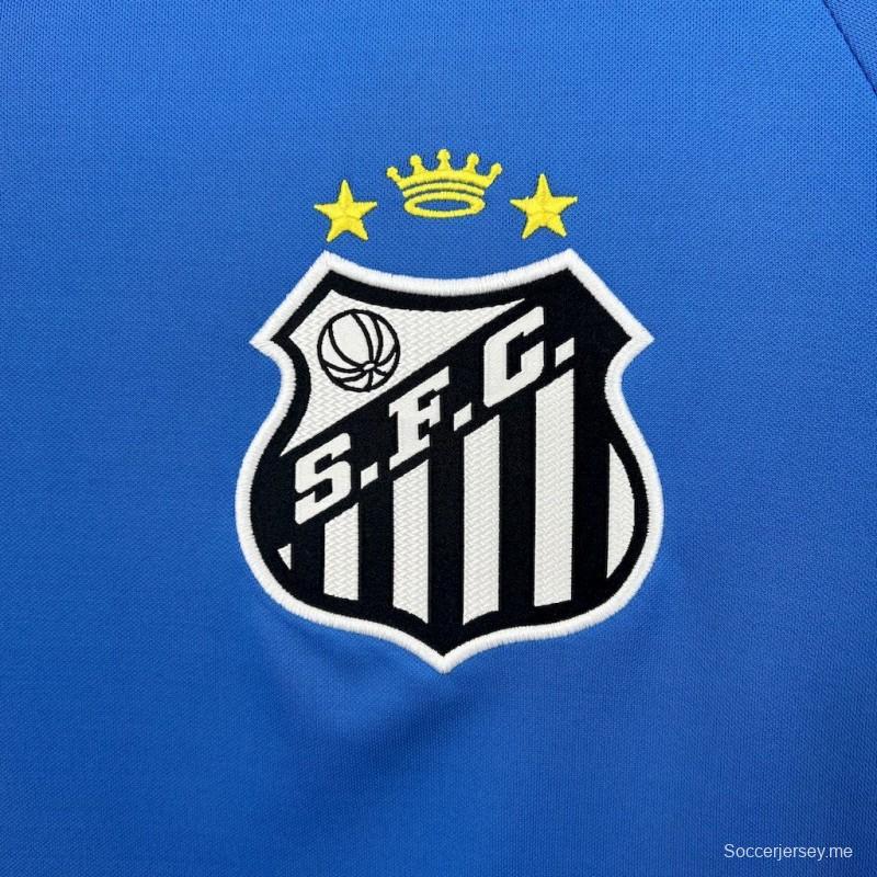 2025/25/26 سانتوس قميص حارس المرمى الأزرق