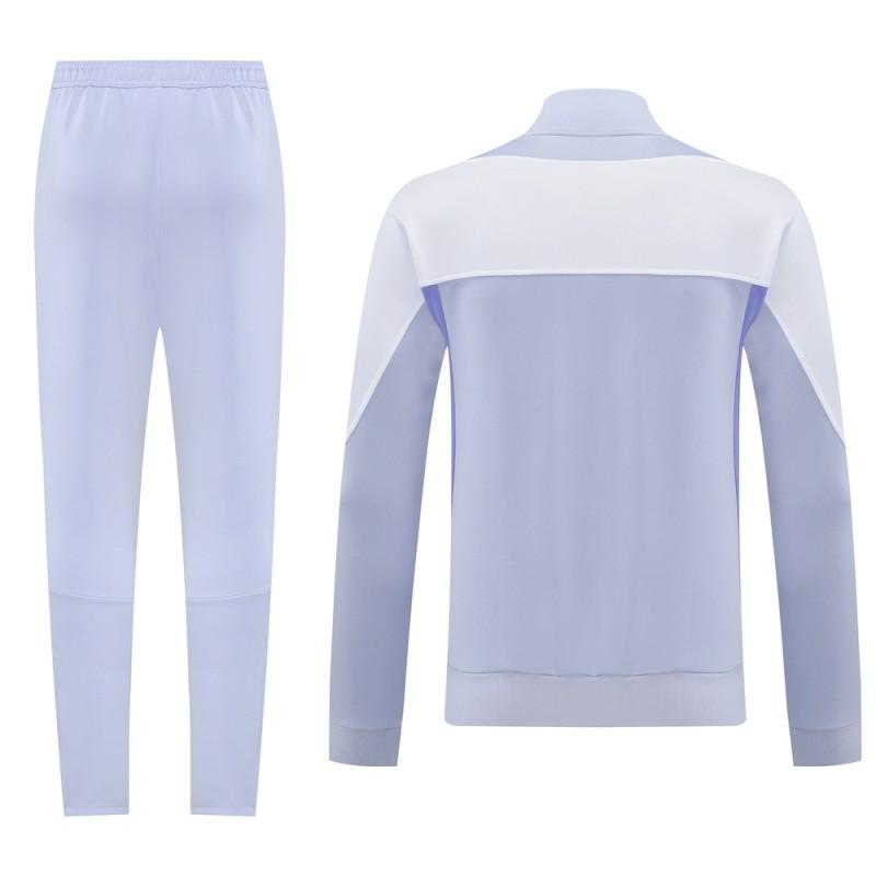 2025 جاكيت نايك 2025 جاكيت بنفسجي كامل بسحاب + بنطلون طويل