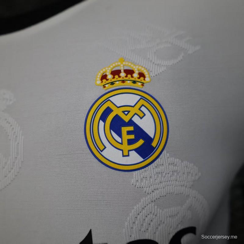 إصدار اللاعب 25/26 قميص ريال مدريد الأبيض الخاص 25/26