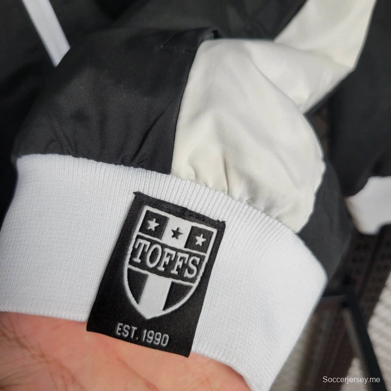 25/26 سانتوس جاكيت سانتوس سترة واقية من الرياح أسود