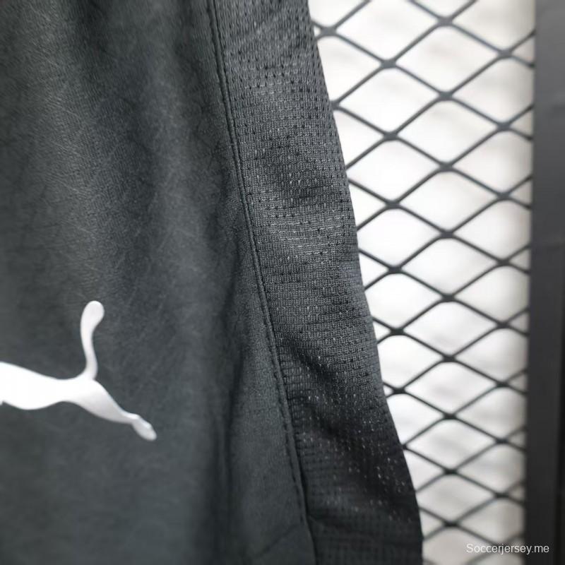 إصدار اللاعب 25/26 شورت مانشستر يونايتد أسود اللون أسود قصير 25/26