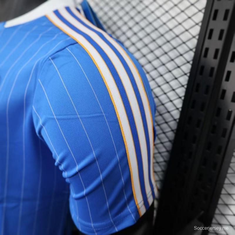 إصدار اللاعب 25/26 قميص أزرق كاجوال ريال مدريد 25/26