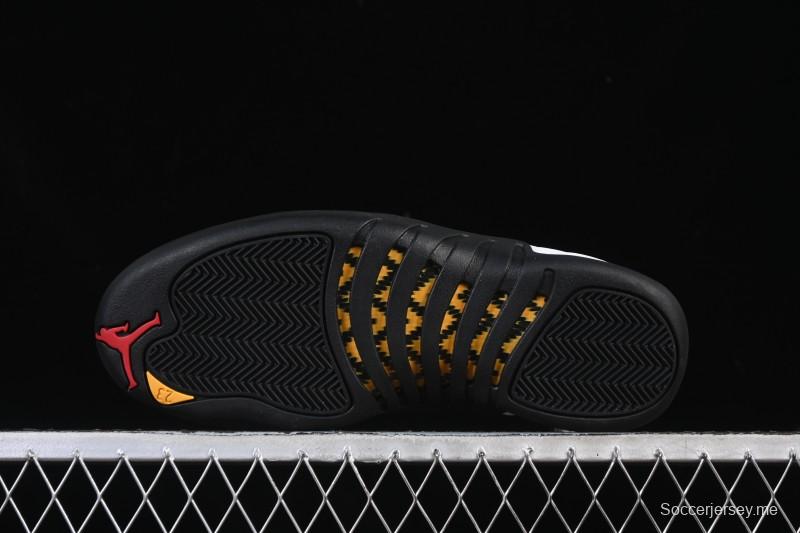 حذاء كرة السلة نايك اير جوردان 12 ريترو تاكسي تاكسي بإبزيم ذهبي - CT8013-117