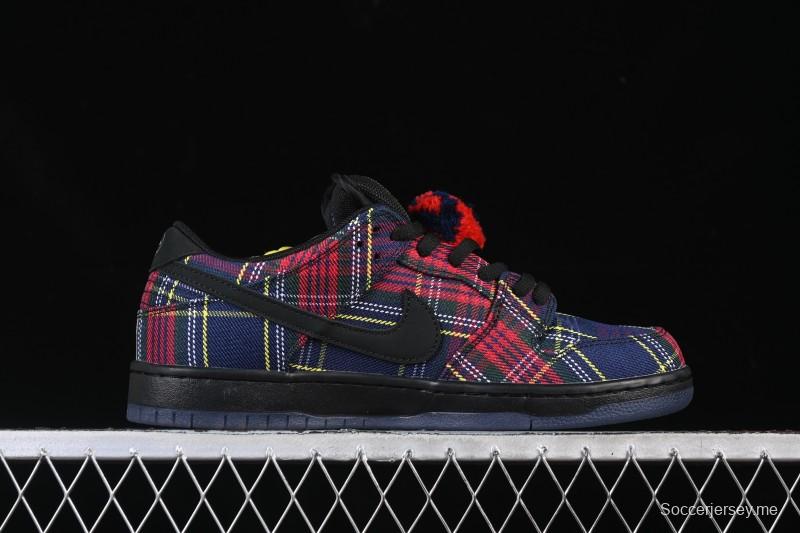 حذاء تزلج نايك SB Dunk Dunk Low Nardwuwar Collaboration الاسكتلندي المنقوش المنقوش المنخفض - II1493-600