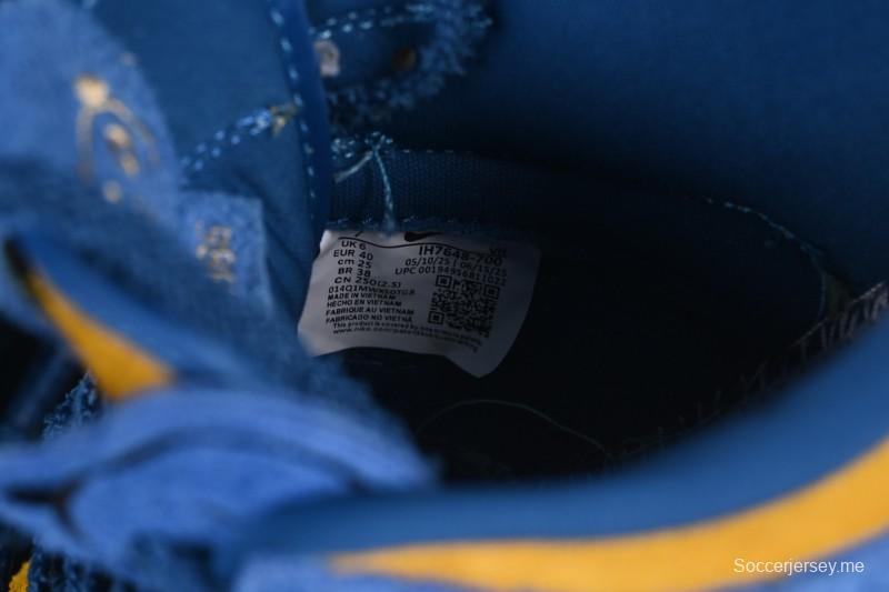 حذاء تزلج نايك دانك لو باندا أزرق برتقالي منخفض الكاجوال - IH7648-700