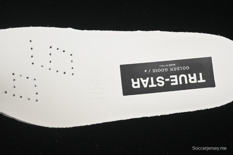 حذاء سنيكرز جلدي من جولدن جوس ترو ستار من الجلد المضغوط - GGDB