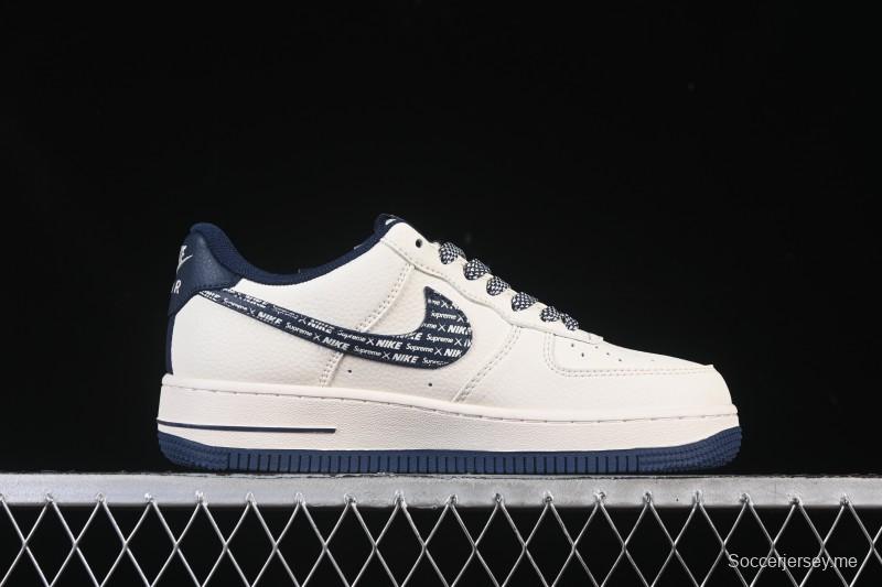 حذاء تزلج نايك اير فورس 1'07 منخفض بالتعاون مع نايك اير فورس 1'07 بيج مموه أحمر أزرق كاجوال هوك - XD2588-609