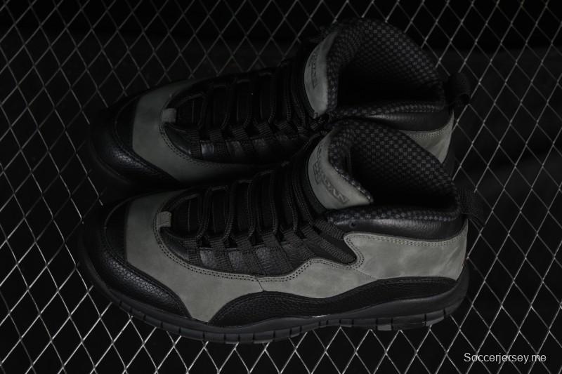 حذاء كرة السلة نايك اير جوردان 10 ريترو شادو رمادي من نايك - HJ6779-001