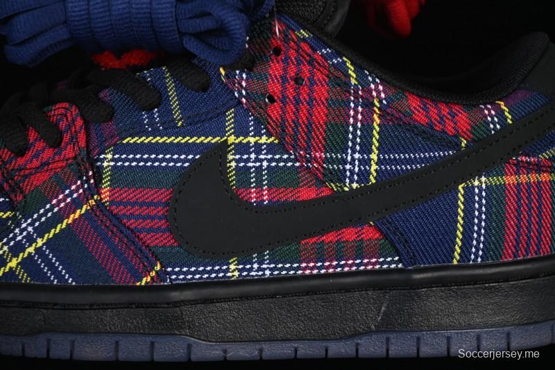 حذاء تزلج نايك SB Dunk Dunk Low Nardwuwar Collaboration الاسكتلندي المنقوش المنقوش المنخفض - II1493-600