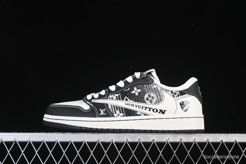 حذاء نايك ترافيس سكوت x Fragment Design x Air Jordan 1 Low OG SP AJ1 منخفض الكاجوال من نايك - SC0601-052