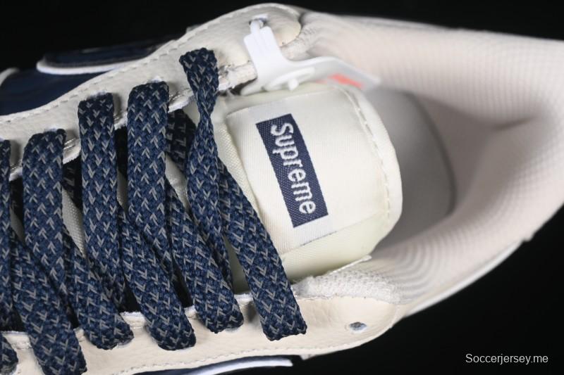 حذاء تزلج كاجوال نايك اير فورس 1'07 منخفض سوبريم سوبريم ذو العلامة التجارية المشتركة بيج أزرق بيج كاجوال - XY2025-001