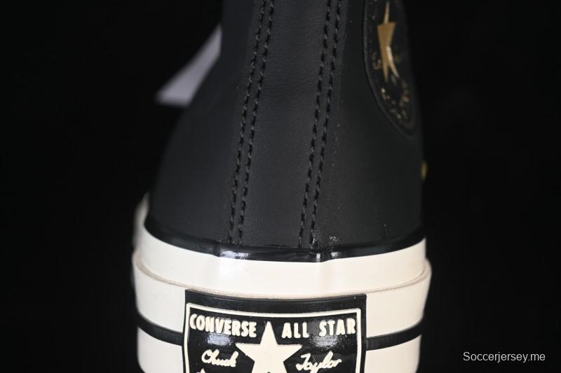 حذاء رياضي كاجوال جلدي عالي الكعب من كونفرس تشاك 1970s من كونفرس - A12444C