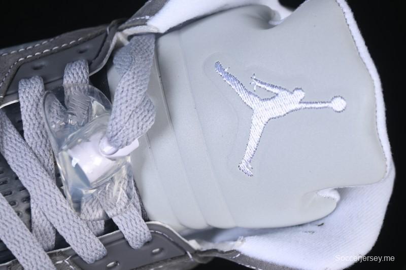 حذاء كرة السلة اير جوردان 5 ريترو من نايك بتصميم رمادي ذئب - DD0587-002